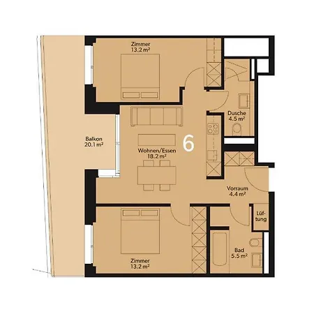 Apartment The Hide *